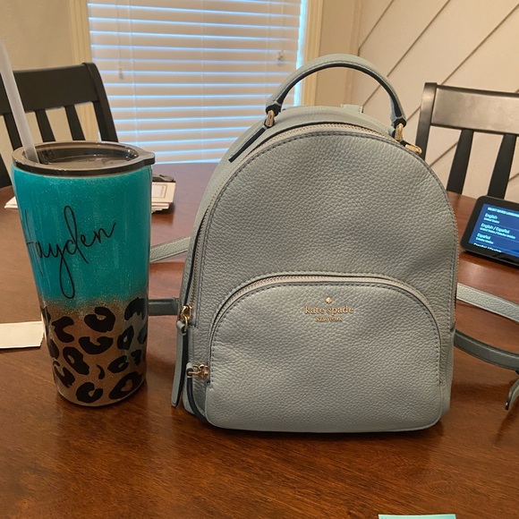 Light Blue Kate spade Backpack Small